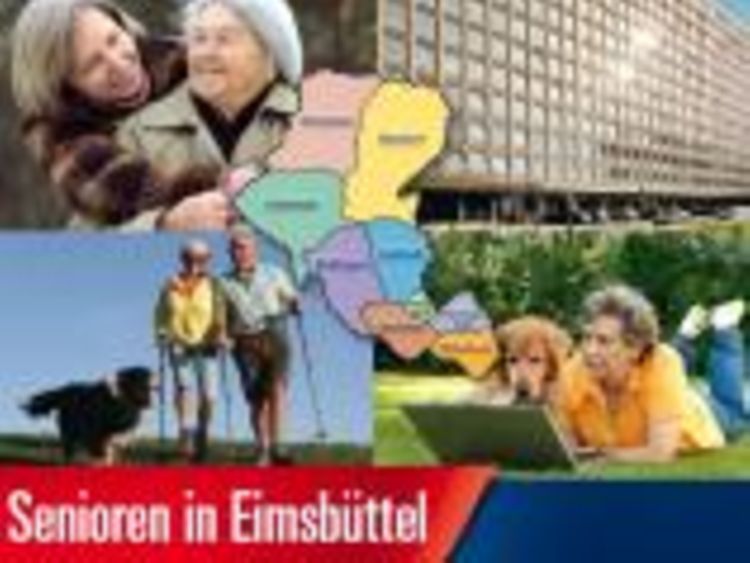  Deckblatt der Broschüre "Senioren in Eimsbüttel - Älter werden - aktiv bleiben"