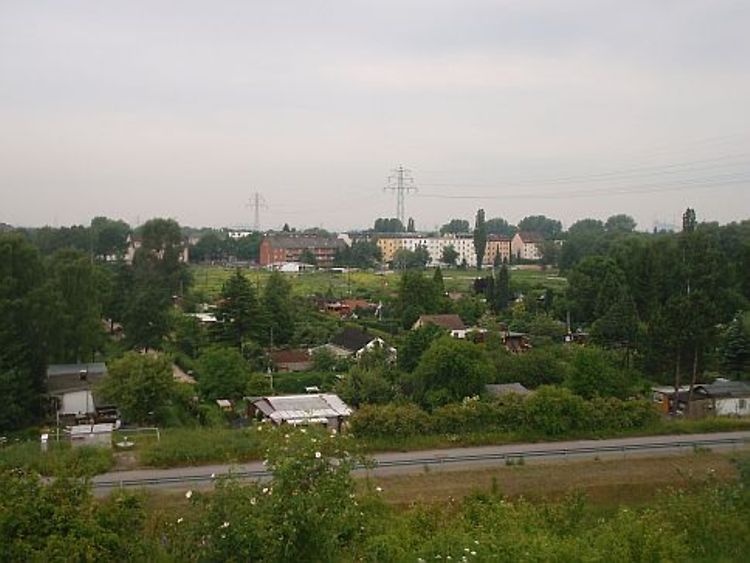  Blick von der Deponie Georgswerder auf den Kleingartenverein 723