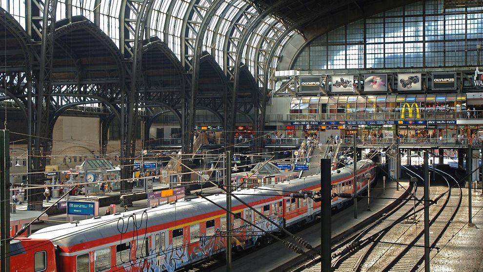  Der Hamburger Hauptbahnhof als Drehscheibe des Bahnverkehrs in Norddeutschland
