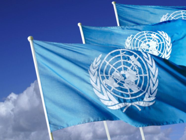  Flaggen der Vereinten Nationen