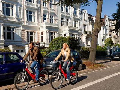  Fahrradfahren in Hamburg