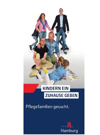 Faltblatt "Hamburg brauchen Familien"