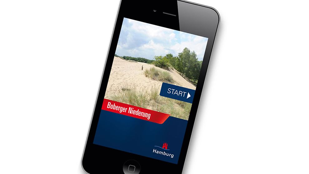 Boberg App - Startscreen