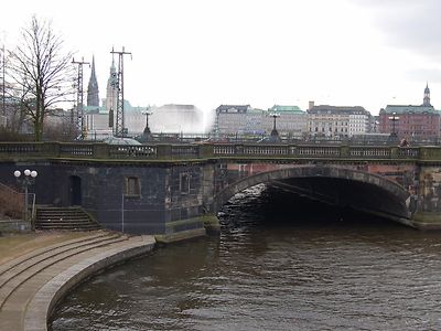  Messstation in der Lombardsbrücke