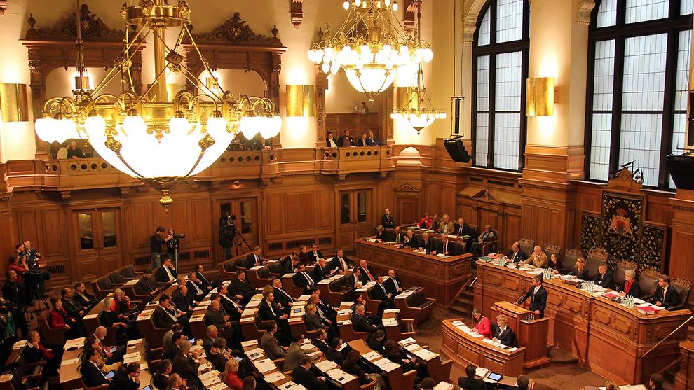  Plenarsaal der Hamburgischen Bürgerschaft