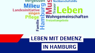  Titelseite der Broschüre Leben mit Demenz in Hamburg