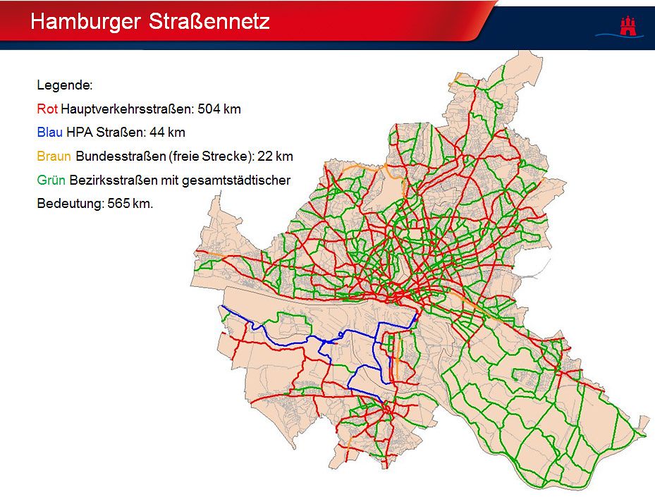Hamburger Strassennetz