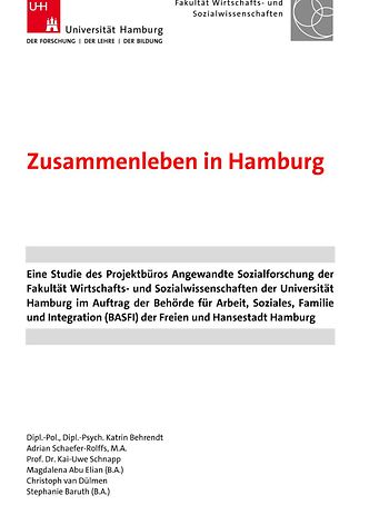 Titelseite der Studie "Zusammenleben in Hamburg"