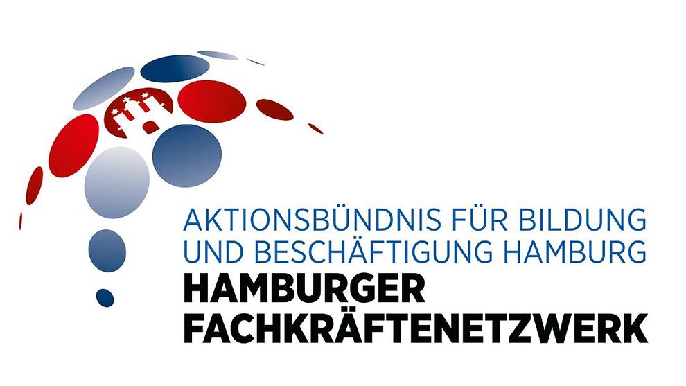 Logo: Aktionsbündnis für Bildung und Beschäftigung Hamburg - Hamburger Fachkräftenetzwerk