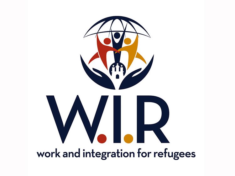  Logo W.I.R. - work and integration for refugees