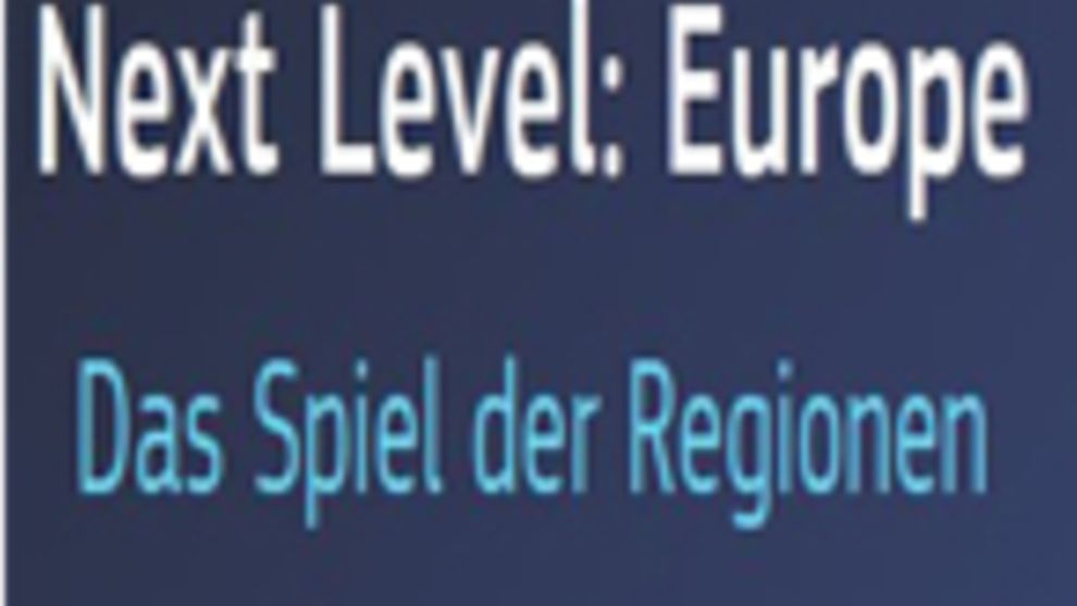  Schriftzug Next Level: Europe, Das Spiel der Regionen