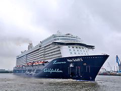  Erstanlauf der Mein Schiff 5 in Hamburg im Juni 2016