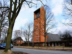  Die Martin-Luther-Kirche in Iserbrook