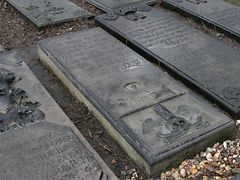  Sephardische Grabsteine auf dem Jüdischen Friedhof Altona in der Königstraße