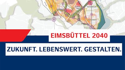  Ausschnitt des Titels der Broschüre "Eimsbüttel 2040 - Weiter wachsen, aber wie?"