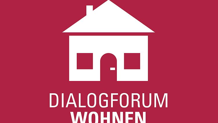 Piktogramm des Dialogforum "Wohnen", ein stilisiertes Einfamilienhaus.