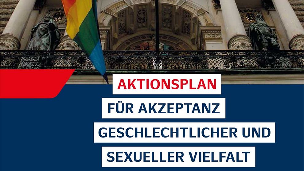  Umschlag der Broschüre "Aktionsplan für Akzeptanz geschlechtlicher und sexueller Vielfalt"