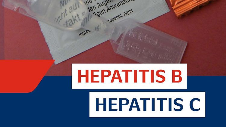  Titelseite Flyer Hepatitis B - Hepatitis C: Informationen zu Krankheitsverlauf, Ansteckung, Impfungen und Schutz