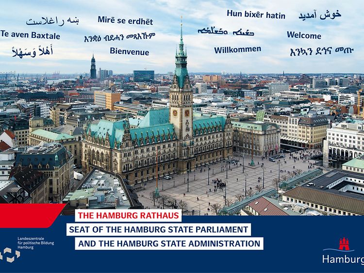  "Das Hamburger Rathaus" - englisch