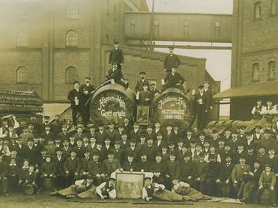  Jubiläums-Feier zum 25-jährigen Bestehen der Holsten-Brauerei im Jahr 1905